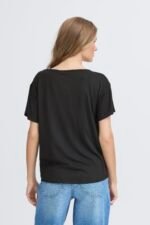 T-shirt με V λαιμόκοψη και Τσέπη ICHI - Image 2