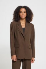 Blazer με Γιακά και Τσέπες ICHI - Image 5