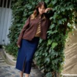 Κοντό Jacket με Ανάγλυφο Floral Σχέδιο ICHI