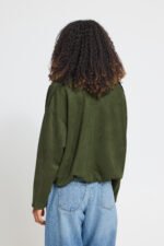 Χακί Πράσινο Casual Jacket ICHI - Image 3