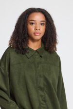 Χακί Πράσινο Casual Jacket ICHI - Image 4
