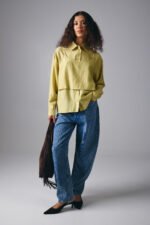 Ανοιχτό Μπλε Barrel Jeans ICHI