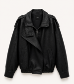 Lumina Μαύρο Oversized Jacket Δερματίνη - Image 4