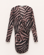 Mini Κρουαζέ Φόρεμα Animal Print - Image 3