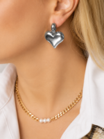 Love Stainless Steel Σκουλαρίκια - Image 2